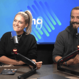 Ophélie Granger de Pro Senectute & Joë Gross pour la balade féérique période de l’Avent – Val d’Illiez